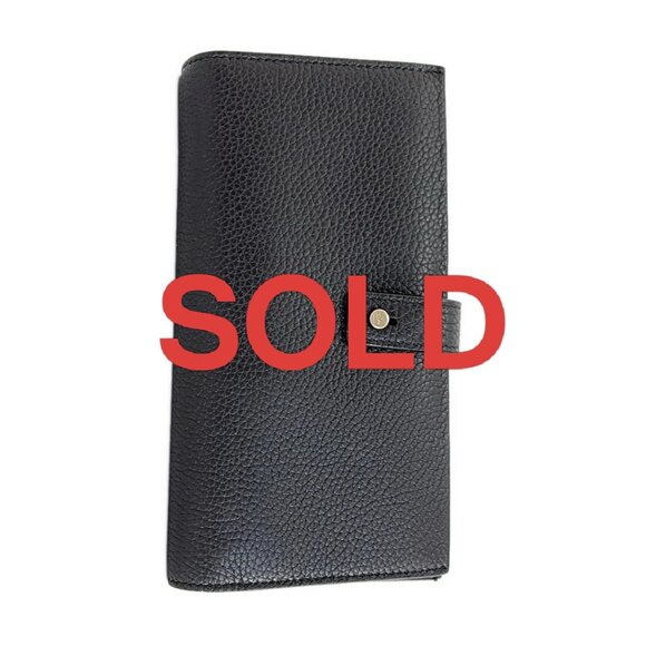 SAINT LAURENT PARIS Sac de Jour Wallet Black Leather - Long Wallet 298-052125 - Picture 1 of 5